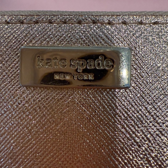 Kate Spade Metallic Rose Gold Long Wallet - Picture 2 of 14